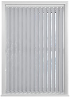 Subtle Grain, Grey Mist - Vertical Blind